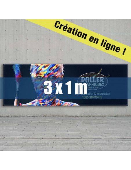 Banderole 3x1m